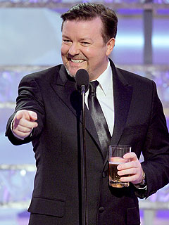 Illustration for article titled Ricky Gervais To Make The Golden Globes Slightly Watchable!